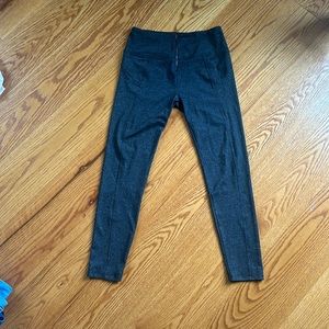 White Birch - zip front legging - dark gray - size L
